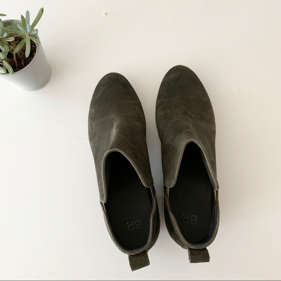 bp Olive Green Low Booties - Picture 4 of 4
